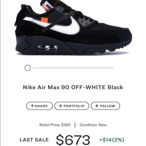 Nike off white x air max 90s